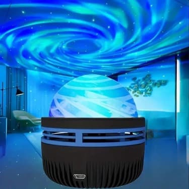 LED Q6 Star Light, Galaxy Aurora Projection Lamp, photo 2